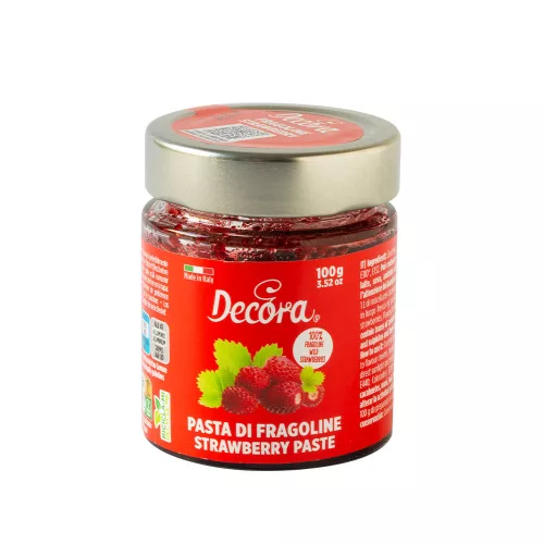 Decora koncentrált paszta, eper, 100g