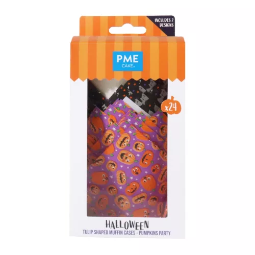 PME tulipános muffin papír, Halloween party, 24 db 