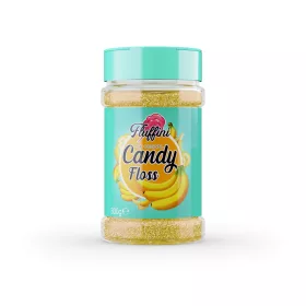 Fluffini Ízesített Vattacukor Alapanyag - Banán, 300g