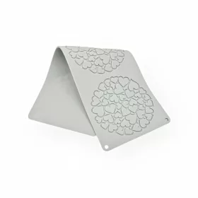 Dekor forma, szilikon, szives minta körben, 35,8×12,5cm