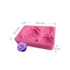 Rózsák fondant forma, szilikon, 13,2×8,7 cm