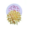 Lótuszvirág fondant forma, szilikon, 6×6 cm