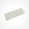 Dekor forma, szilikon, levelek, 20,5×8cm - XV