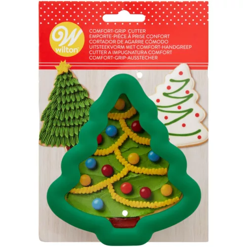 Wilton kiszúró, karácsonyfa, fém, 10,5cm