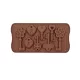 Bonbon forma, szilikon, lakat és kulcs, 8 db-os , 20,5×10,5 cm