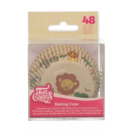 FunCakes muffin papír, Safari, 48 db