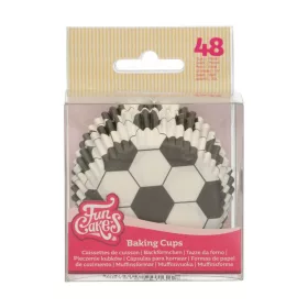 FunCakes muffin papír, Football, 48 db