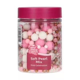 FunCakes szórógyöngy mix, Rózsaszín ünneplés, 80g