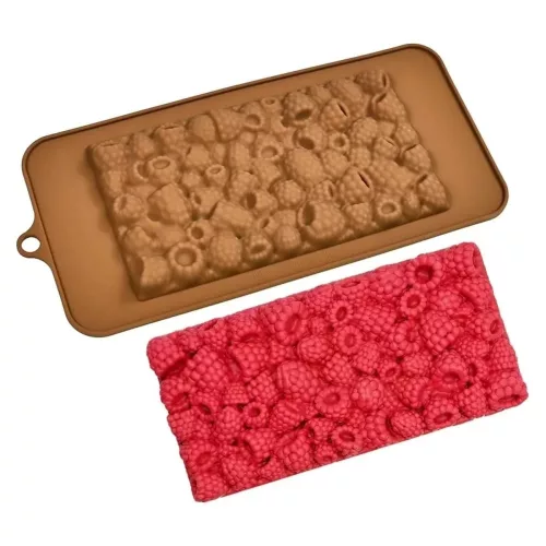 Bonbon forma, szilikon, málna,10,5×18cm