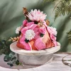 Funcakes ehető ostyavirág, Deluxe fehér dália, nagy méret, 1 db