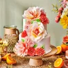 Funcakes ehető ostyavirág, Deluxe fehér dália, nagy méret, 1 db