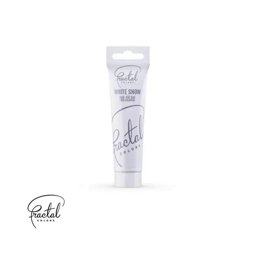 Fractal Full-Fill Gél Állagú Dekorációs Színezék - Hófehér, 50g
