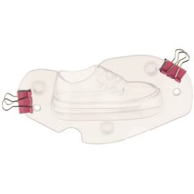 Csokoládé öntőforma, gyerekcipő, műanyag