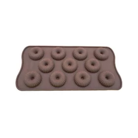   Bonbon forma, szilikon, spirálos fánk, 12 db-os, 10,5×20,5 cm