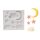 Hold, csillag, felhő fondant forma, szilikon, 8,6×8,1 cm