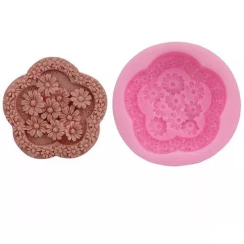 Apró virágok fondant forma, szilikon