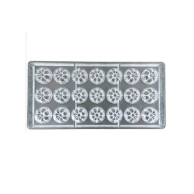   Mini kuglóf bonbon forma, polikarbonát, 21 db-os, 27,5×13,5 cm