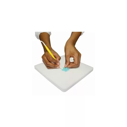 PME szivacspárna, fehér, 19,5×19,5 cm