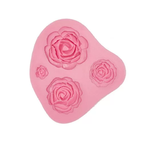 Rózsa fondant forma, szilikon, 7,5×6,5 cm