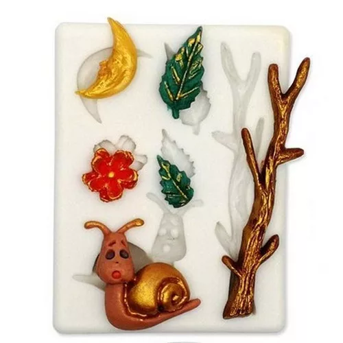 Csiga fondant forma, szilikon, 7×9,5 cm