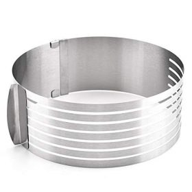 Állítható torta szeletelő, fém, 24-30 cm