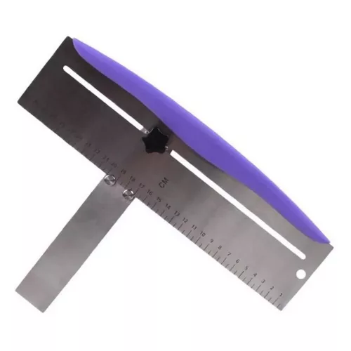 Fém tortasimító, állítható magasságú, fém