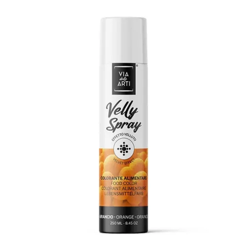 Via delle Arti bársonyspray, narancssárga, 250ml