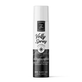Via delle Arti bársonyspray, fekete, 250ml