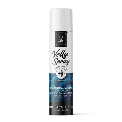 Via delle Arti bársonyspray, világoskék, 250ml