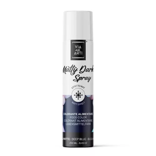 Via delle Arti matt hatású spray, sötétkék, 250 ml
