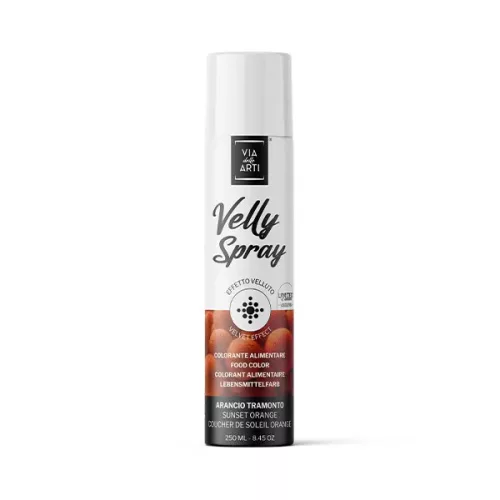 Via delle Arti bársonyspray, naplementa sárga, 250ml