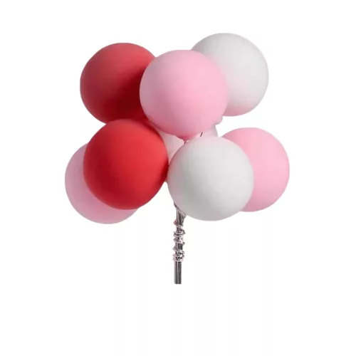 Fonott gömbdísz, rózsaszín