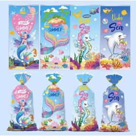 Sütemény zacskó, celofán, hableány, 12,5× 27cm, 12 db