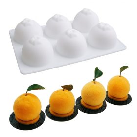 Monodesszert forma, szilikon, mandarin, 16x22cm