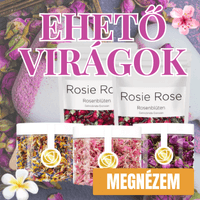 Ehető virágszirmok – prémium dekoráció