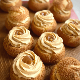 Karamellás Choux au Craquelin recept