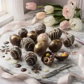 Csokitojás készítés házilag