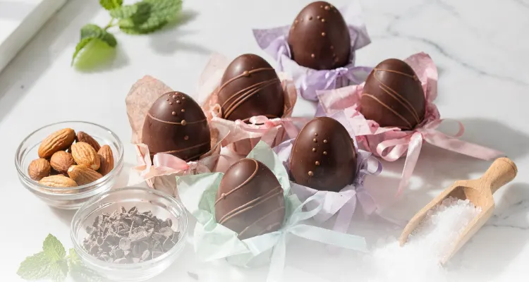 Cukormentes csokitojás recept diétás húsvéti tojás