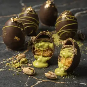 Pisztáciás Dubai csokitojás