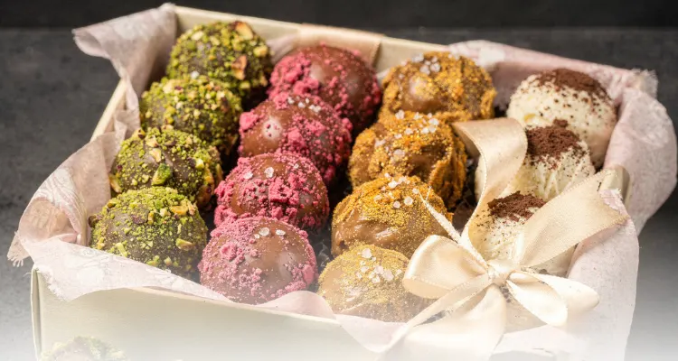 Trüffel bonbon kollekció prémium húsvéti bonbon