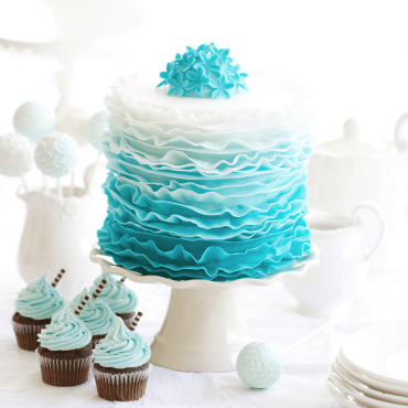 Ombre torta kép
