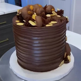 Mokkás-mandulás csokitorta - Recept