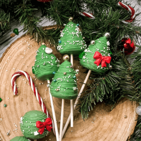 Karácsonyfás cake pop recept