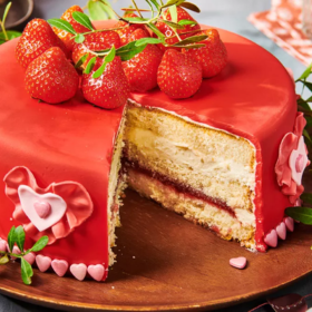 Szívet melengető fondant torta - Recept