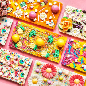 Csokiszelet színes szórógyöngyökkel - Recept