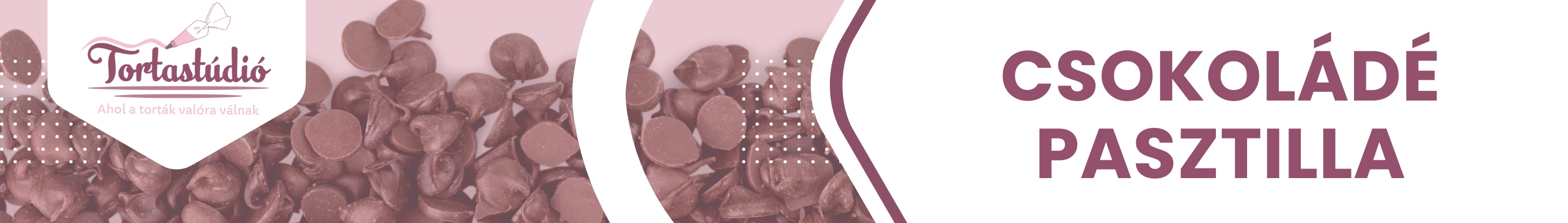 Csokoládé pasztilla olvasztáshoz és sütéshez