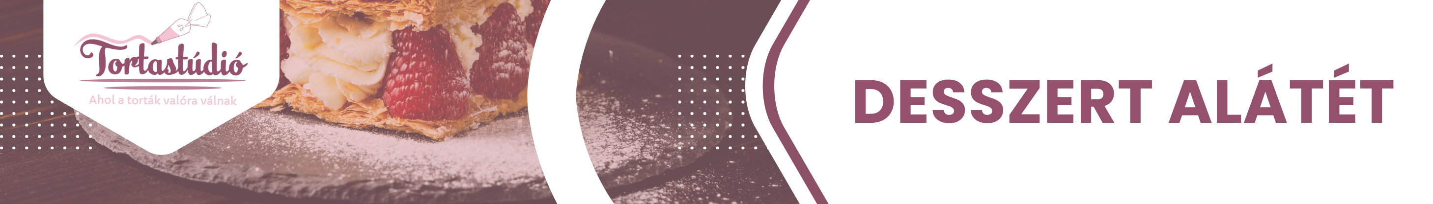 Desszert alátétek és tortaalátétek elegáns tálaláshoz