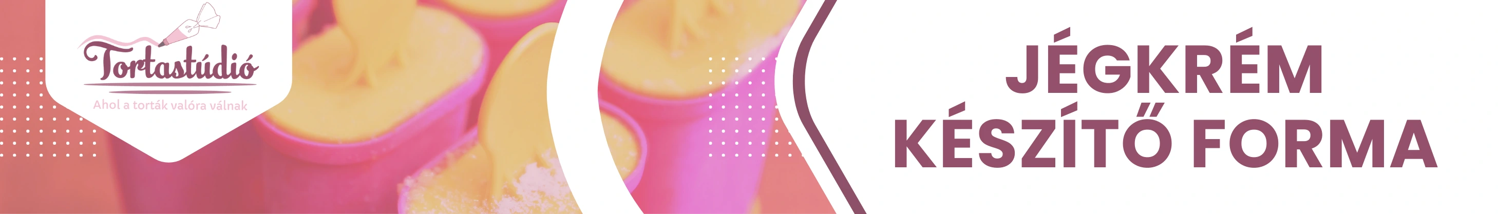 Jégkrém készítő forma házi fagylalt és jégkrém öntéséhez