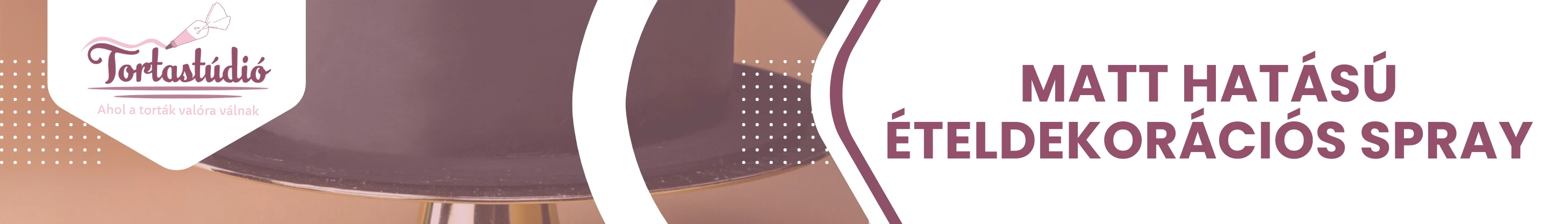 Matt hatású ételdekorációs spray modern tortabevonatokhoz