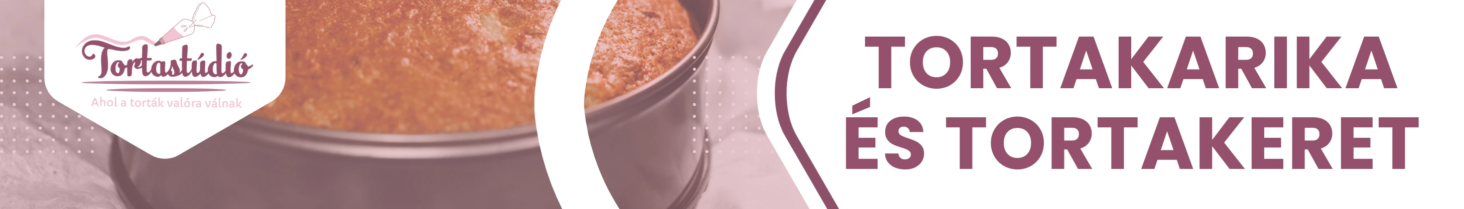 Állítható tortakarika és tortakeret torták formázásához